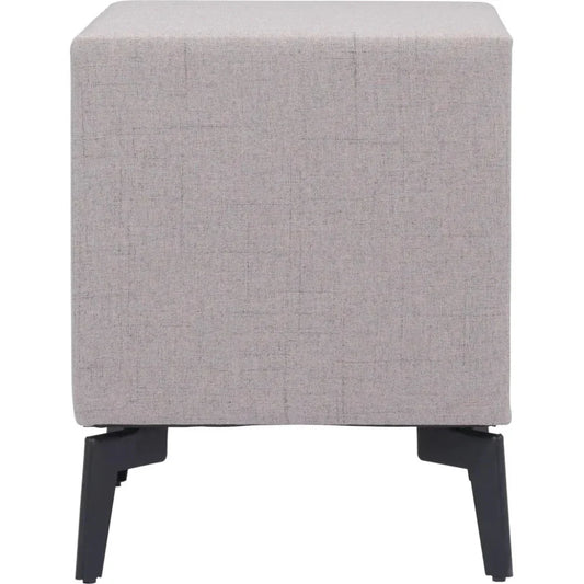 Halle Side Table Gray - LOOMLAN - Zuo Modern - Side Tables