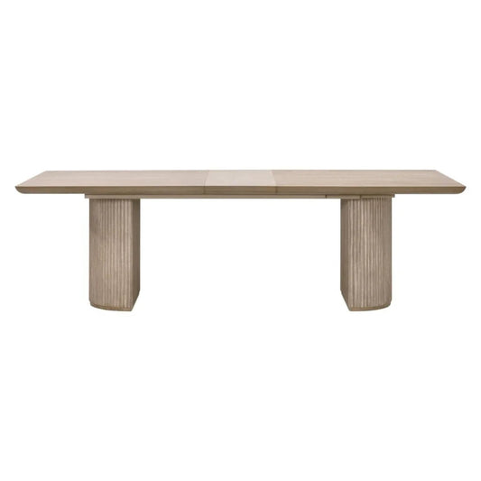 Halloway Extendable Wood Dining Table-Dining Tables-Essentials For Living-LOOMLAN