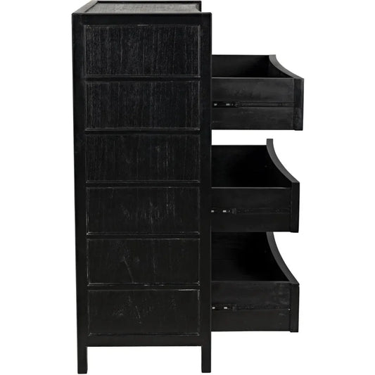 Hampton Wooden Tall Boy Dresser