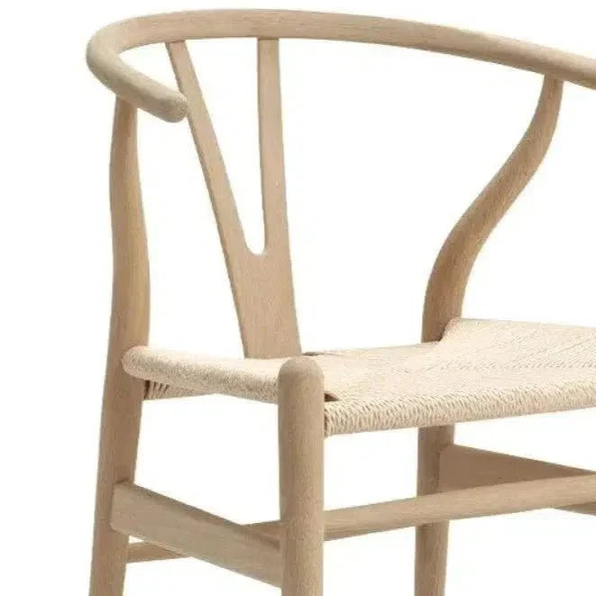Hans Dining Arm Chair Natural - LOOMLAN - Artesia - Dining Chairs