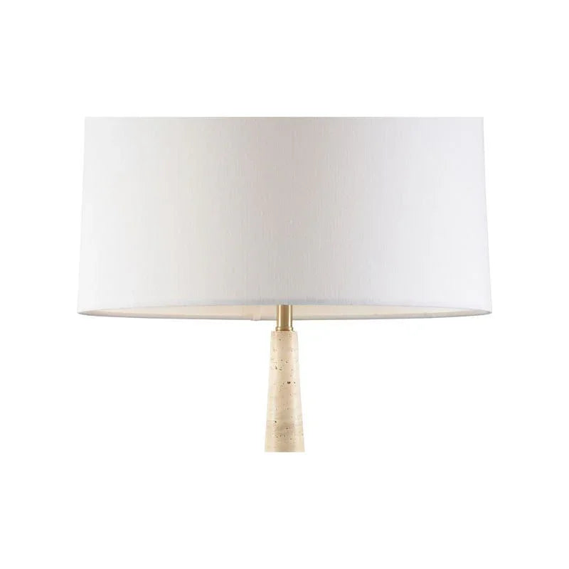 Harwich Natural Organic Travertine Table Lamp - LOOMLAN - Wildwood - Table Lamps