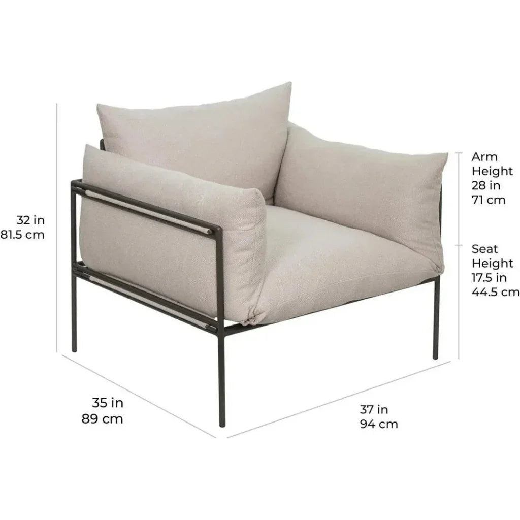 Hebrides Lounge Chair - Carrion Wheat Outdoor-Outdoor Lounge Chairs-Seasonal Living-LOOMLAN