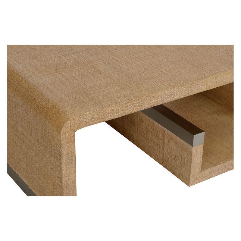 Hera Natural Saguran Warpped Coffee Table - LOOMLAN - Wildwood - Coffee Tables