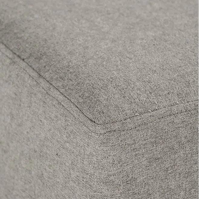 Heston Ottoman - Black - Durable & Easy To Clean - LOOMLAN - SUNPAN - Ottomans