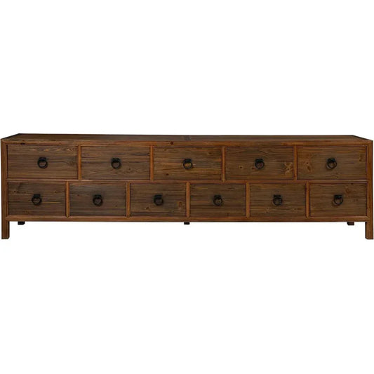 Hewitt Aesthetic Designed Wooden Drawer Bank - LOOMLAN - Furniture Classics - Dressers