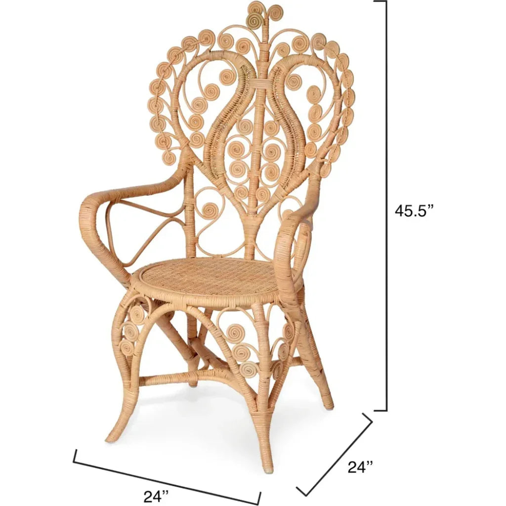 Hibiscus Arm Chair - LOOMLAN - Jamie Young - Accent Chairs