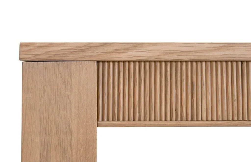 Highland Extendable Wood Dining Table-Dining Tables-Essentials For Living-LOOMLAN