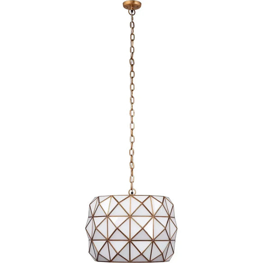 Hollywood Pendant - Sleek 1 - Light Glass & Metal - LOOMLAN - Jamie Young - Pendants