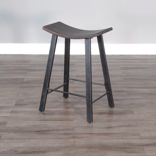 Homestead Metal Saddle Stool 2PC