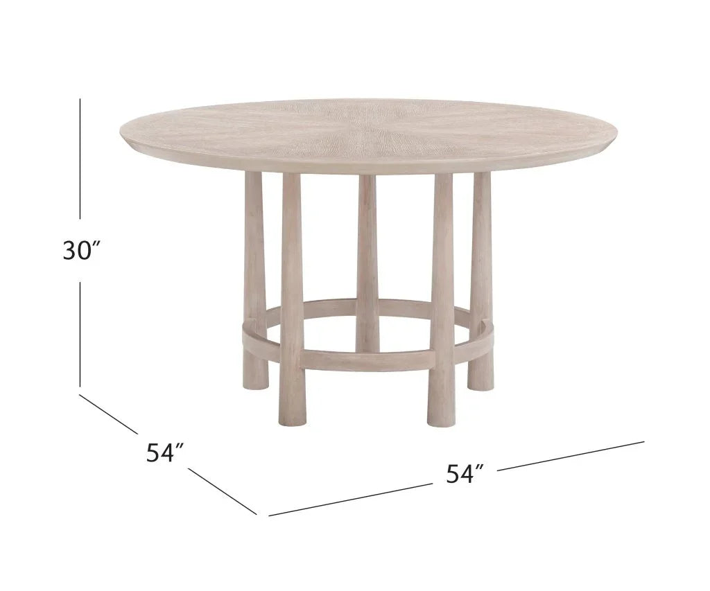 Horizons Round Design Dining Table-Dining Tables-Bassett Mirror-LOOMLAN