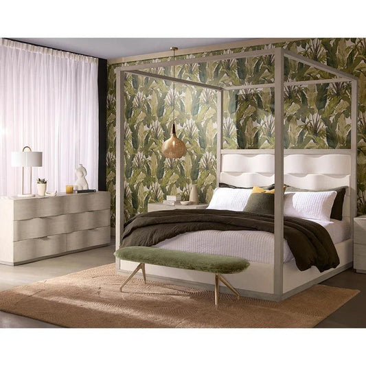 Hoyos Dresser Poplar Wood With Brass Handles - LOOMLAN - SUNPAN - Dressers