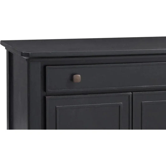 Hudson Wood Black Server - LOOMLAN - Bassett Mirror - Sideboards