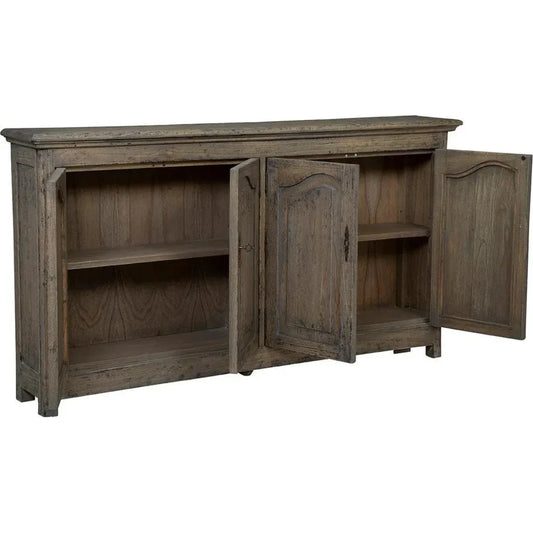 Hughes Solid Wooden Brown Server - LOOMLAN - Furniture Classics - Buffets