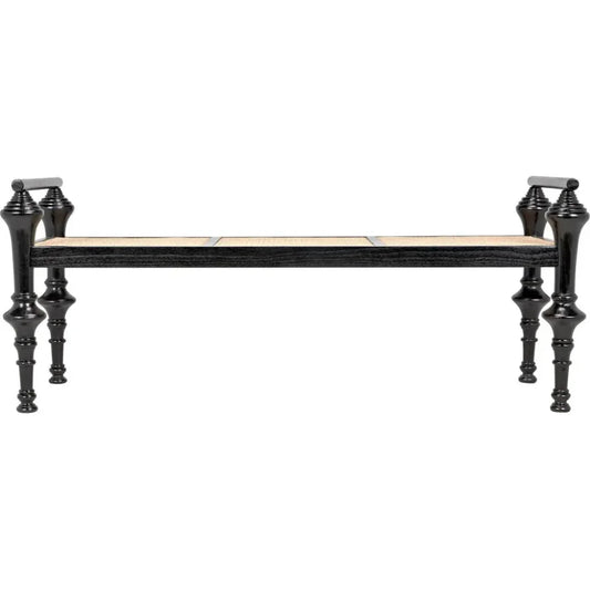 Indochine Bench - LOOMLAN - Noir - Bedroom Benches