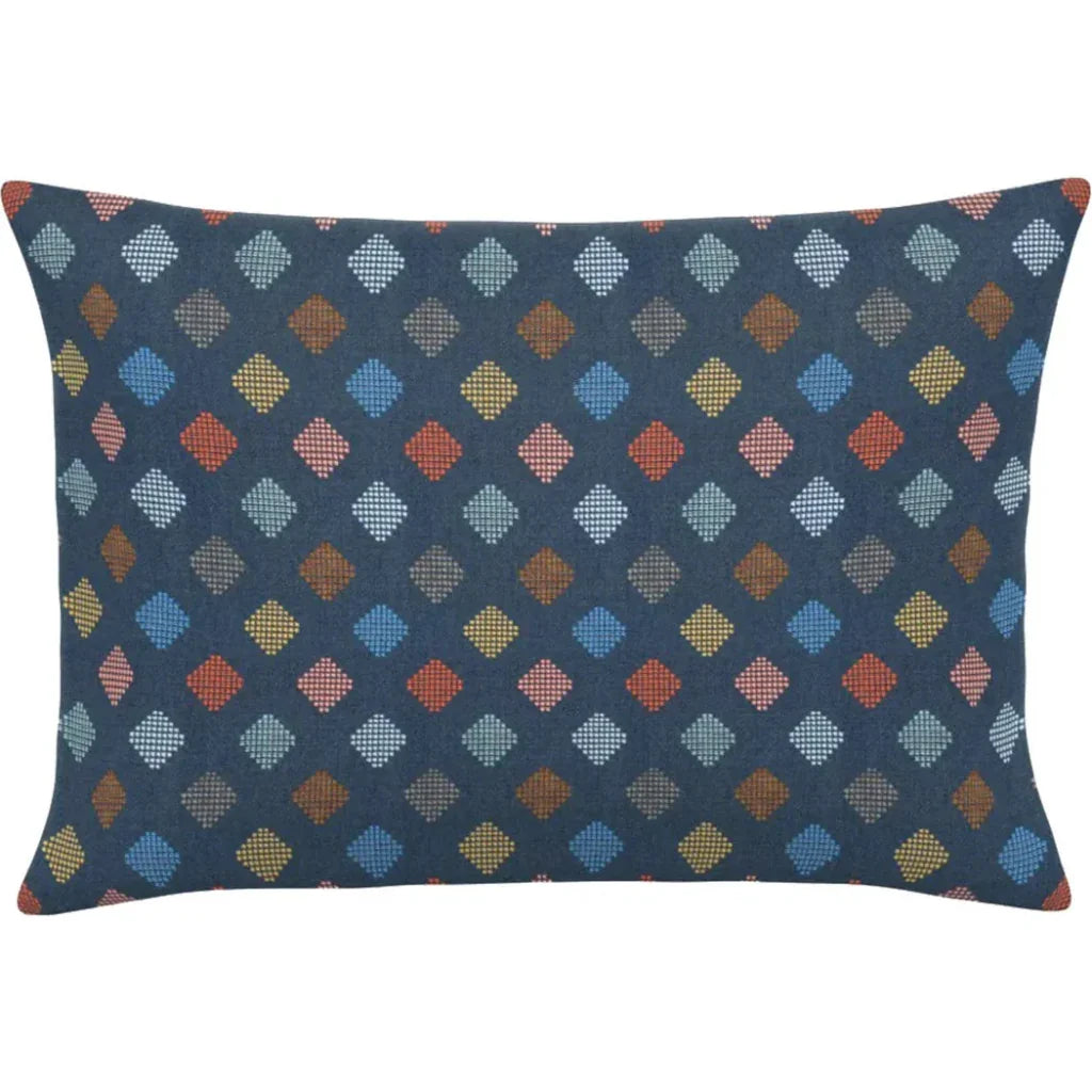 Infused Twilight Handmade Outdoor Pillow-Outdoor Pillows-Earnest Collection-20"x13" Lumbar-LOOMLAN