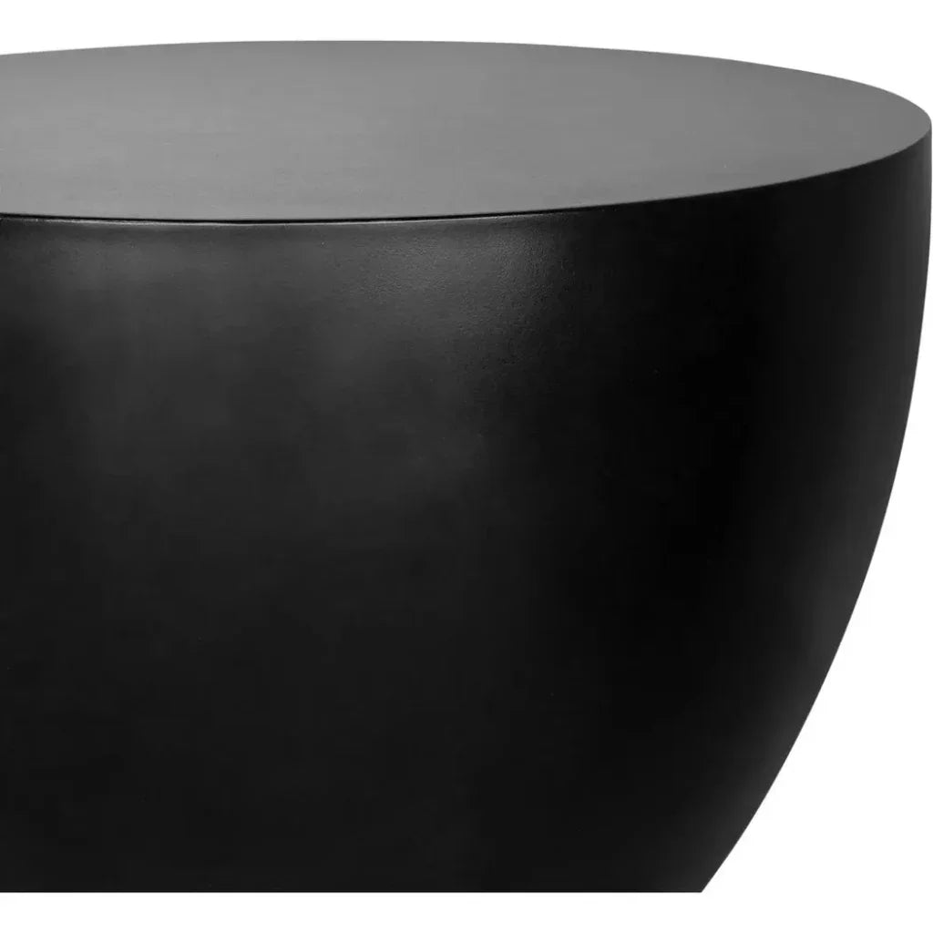Insitu Concrete Black Side End Table - LOOMLAN - Moe's Home - Side Tables