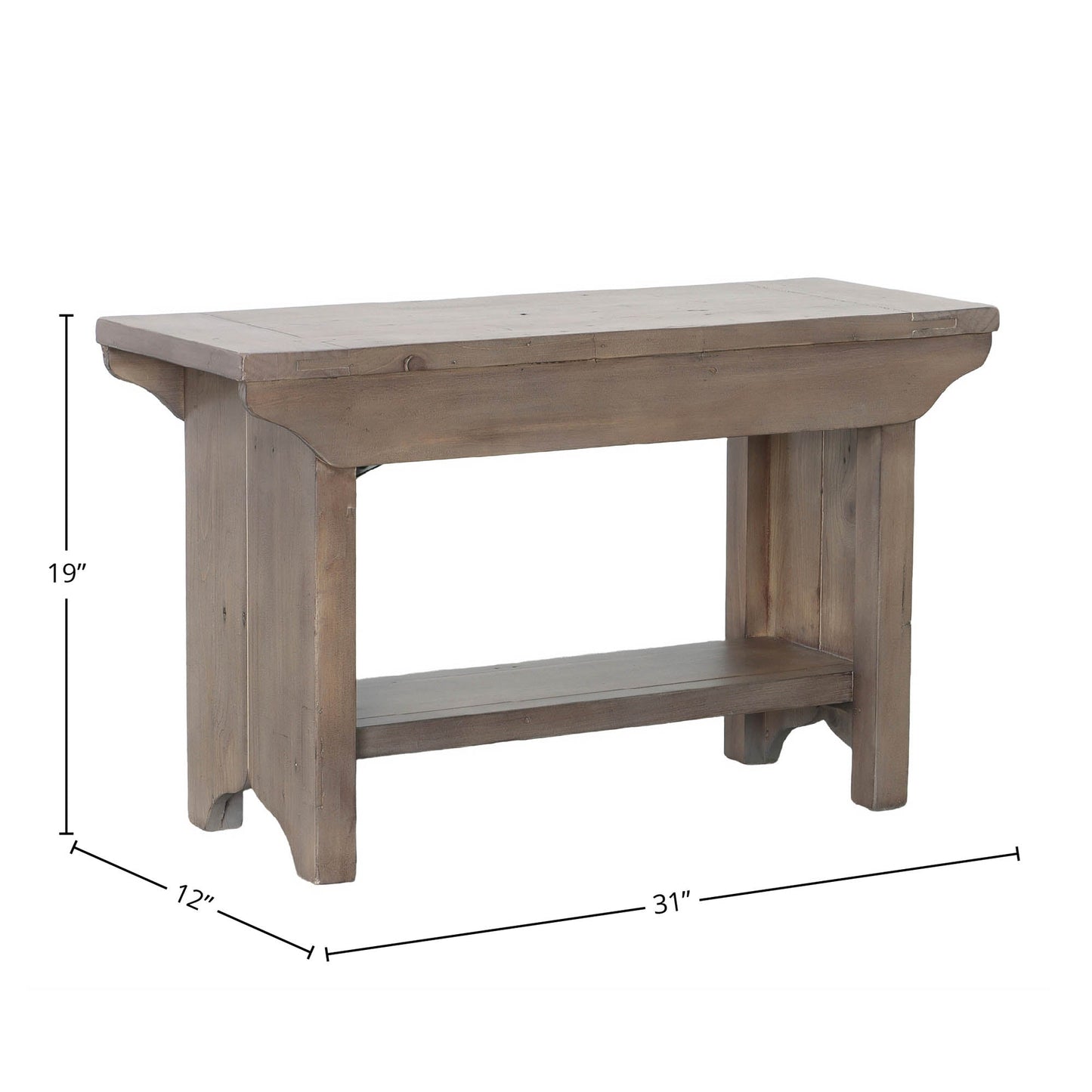 Irish Coast Wooden Dining Bench