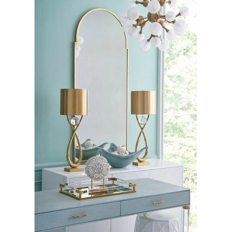 Iron Framed Acrylic Handle Tray - LOOMLAN - Trays