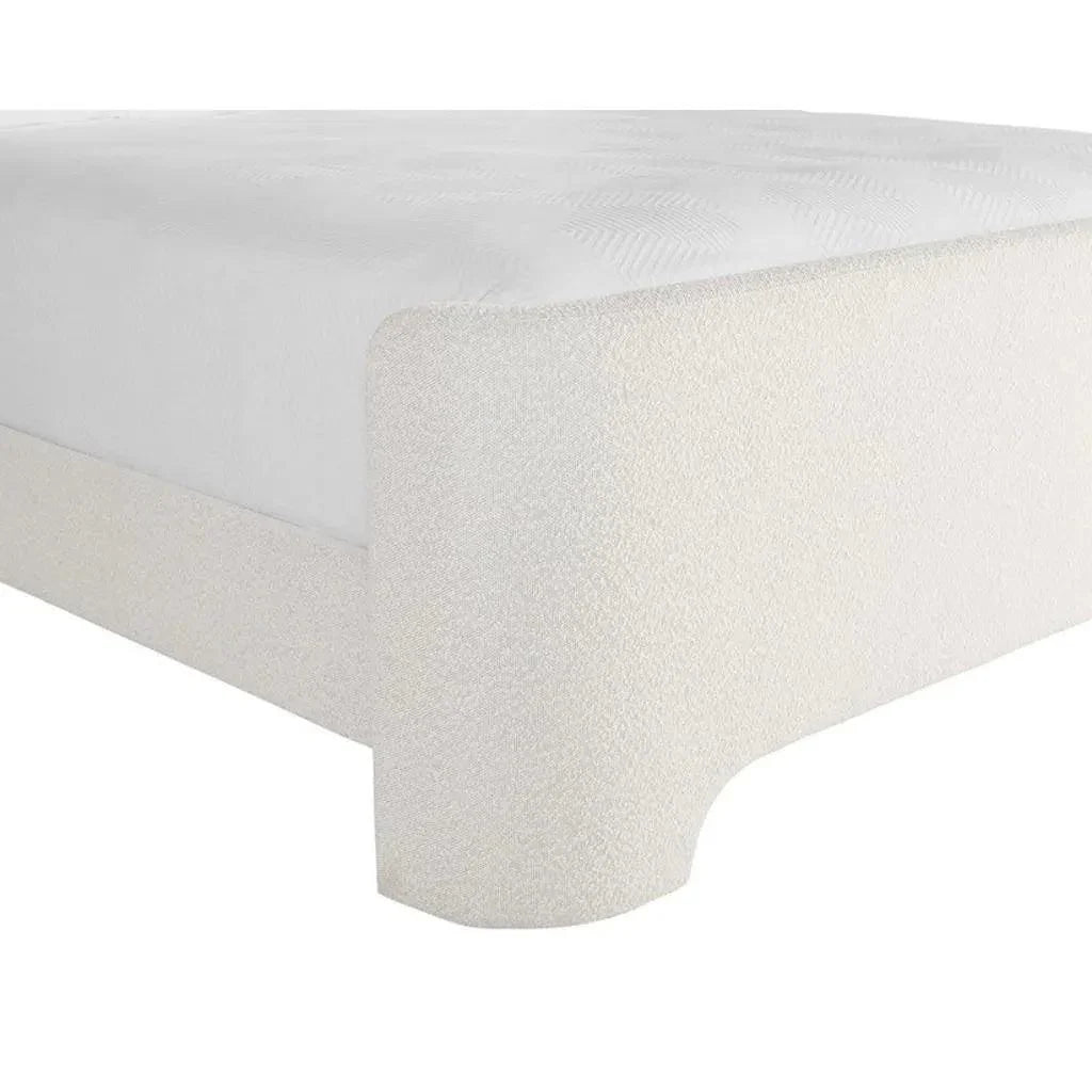 Ives Velvet Performance Fabric Bed Frame - LOOMLAN - SUNPAN - Beds