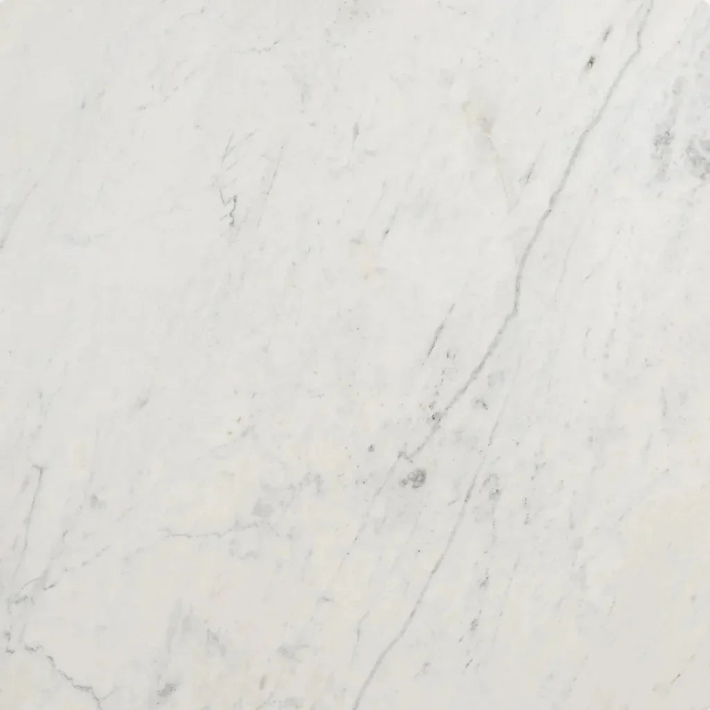 Izola Dining Table White & Black-Dining Tables-Zuo Modern-LOOMLAN