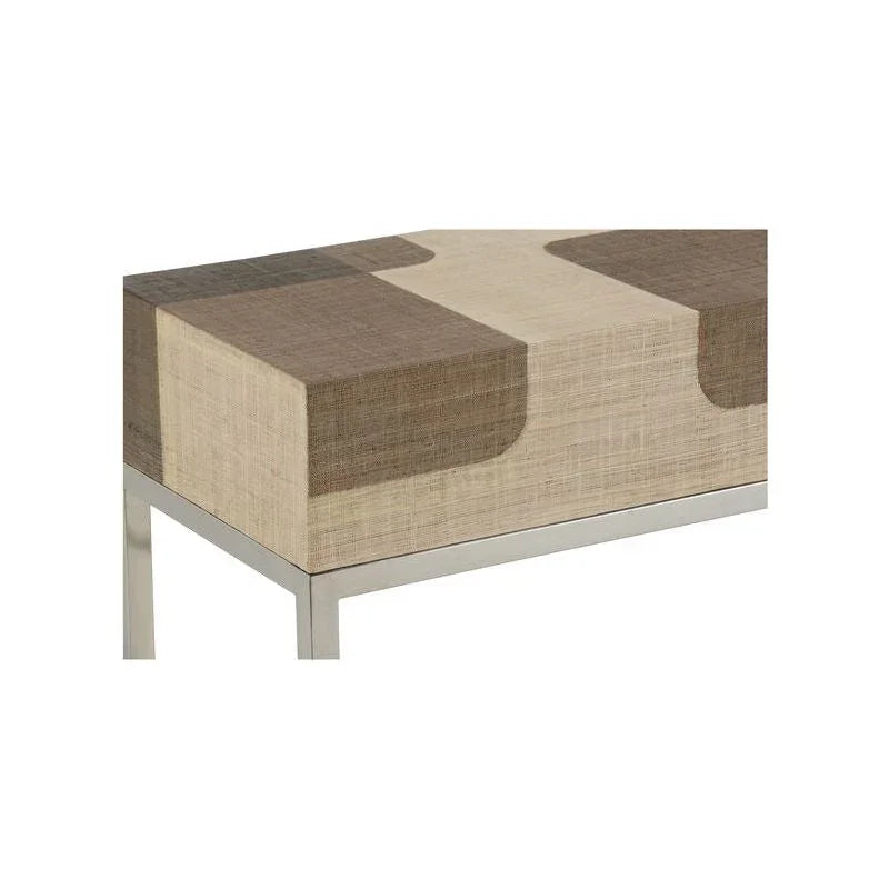 Jacoby Nickel Base Console Table - LOOMLAN - Wildwood - Console Tables