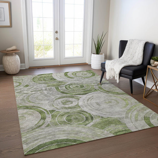 Jaelain Aloe Washable Indoor-Outdoor Rug