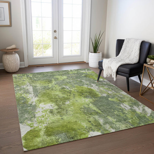 Jaelion Aloe Washable Indoor-Outdoor Rug