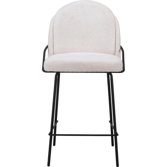 Jambi Counter Stool (Set of 2) Ivory - LOOMLAN - Zuo Modern - Counter Stools