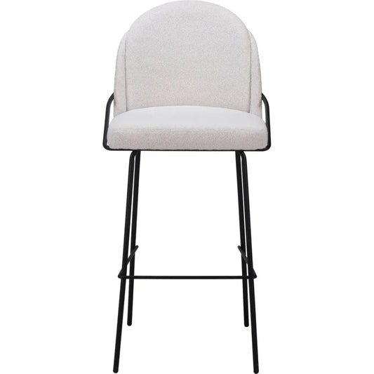 Jambi Barstool (Set of 2) Ivory - LOOMLAN - Zuo Modern - Bar Stools