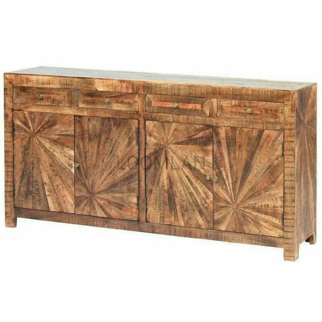 Jumbo Rustic Sideboard Buffet with Drawers - LOOMLAN - LOOMLAN - Sideboards