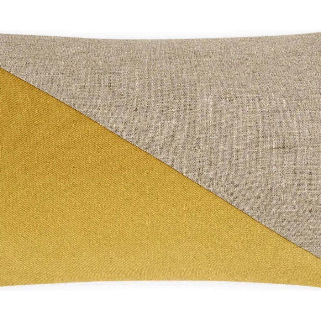 Jefferson Lumbar Curry Yellow Throw Pillow Insert - LOOMLAN - D.V. Kap - Throw Pillows