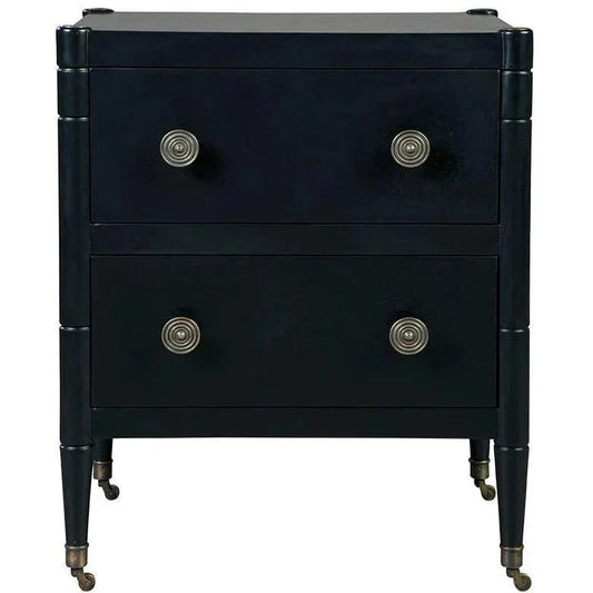 Jefferson Wooden Black Chest - LOOMLAN - Furniture Classics - Chests