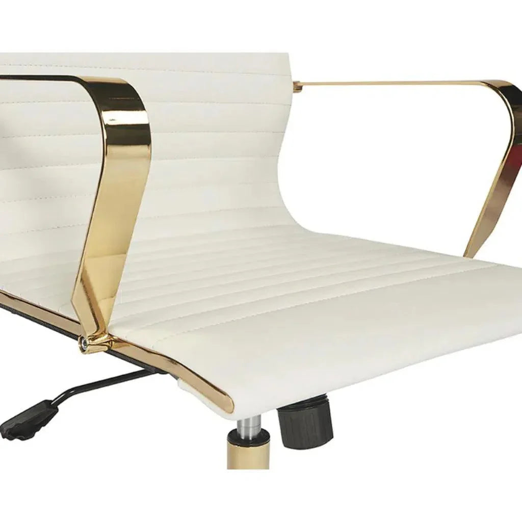 Jessica Leather Office Chair-Office Chairs-SUNPAN-LOOMLAN