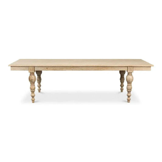 Jocelyn Dining Table Rectangle-Dining Tables-Sarreid-LOOMLAN