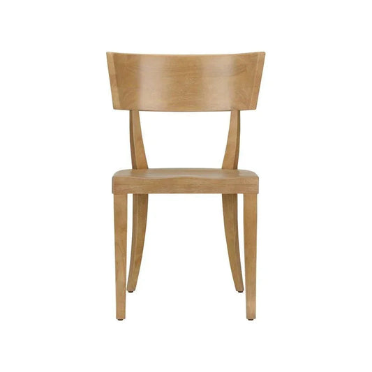 Juhl Natural Wooden Modern Armless Chair (Set of 2) - LOOMLAN - Wildwood - Dining Chairs