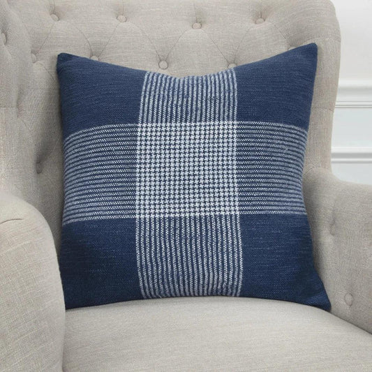 Jumbo Plaid Throw Pillow For Couch - LOOMLAN - LOOMLAN - Throw Pillows