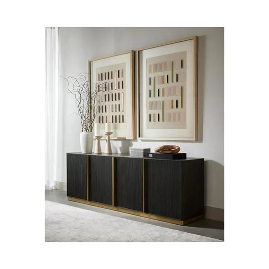 Kalla Wooden Steel Sideboard - LOOMLAN - SUNPAN - Sideboards