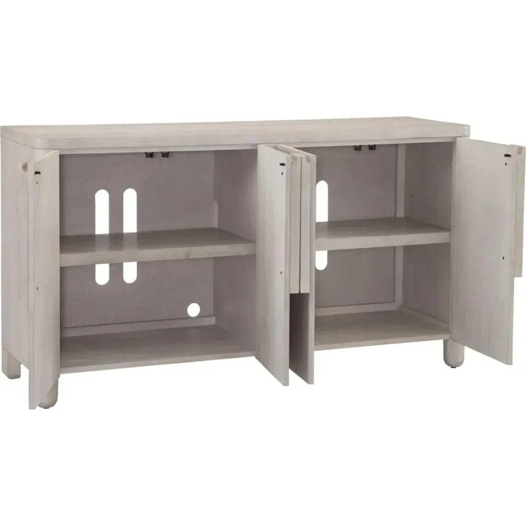 Karina Rubberwood Brown Server - LOOMLAN - Bassett Mirror - Sideboards