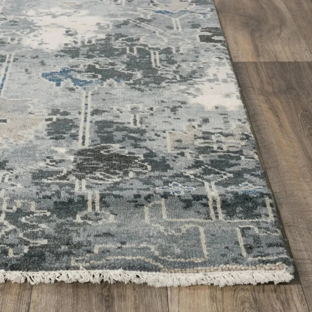 Kela Gray Large Area Rugs For Living Room - LOOMLAN - LOOMLAN - Area Rugs