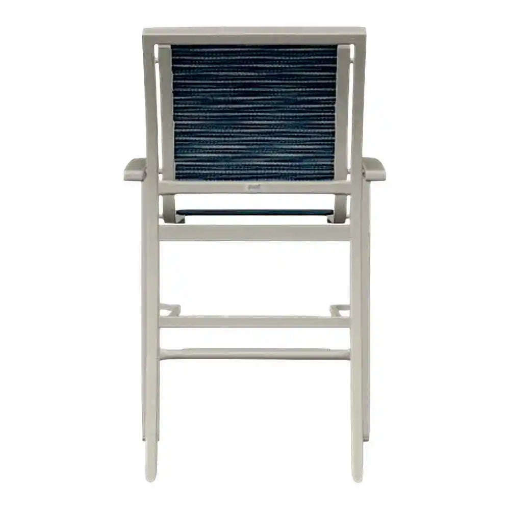 Kendall Sling Balcony Height Stacking Cafe Chair-Outdoor Accent Chairs-Telescope-LOOMLAN