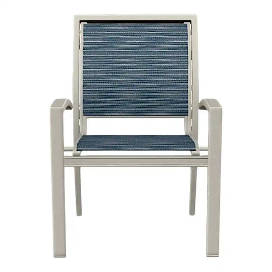Kendall Sling Stacking Cafe Chair-Outdoor Accent Chairs-Telescope-LOOMLAN