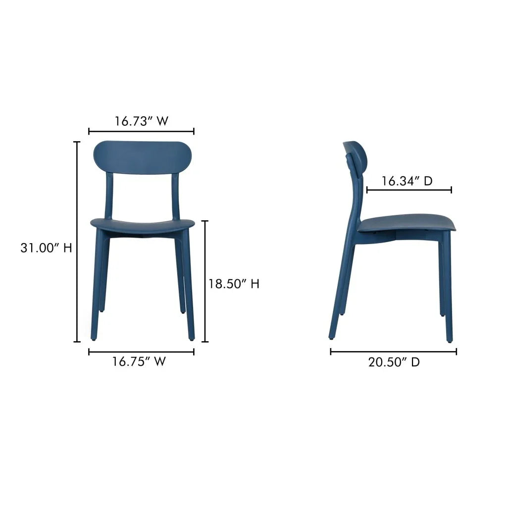 Kent Durable Outdoor Dining Chair (Set Of 2)-Outdoor Dining Chairs-Moe's Home-LOOMLAN