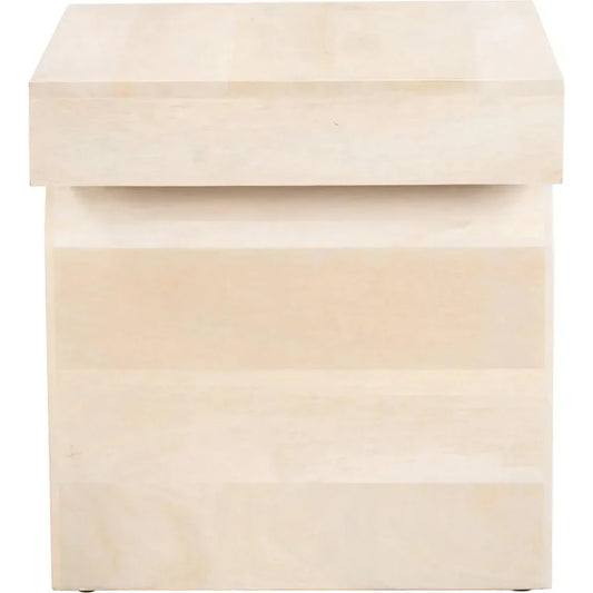 Kiel Side Table Natural - LOOMLAN - Zuo Modern - Side Tables