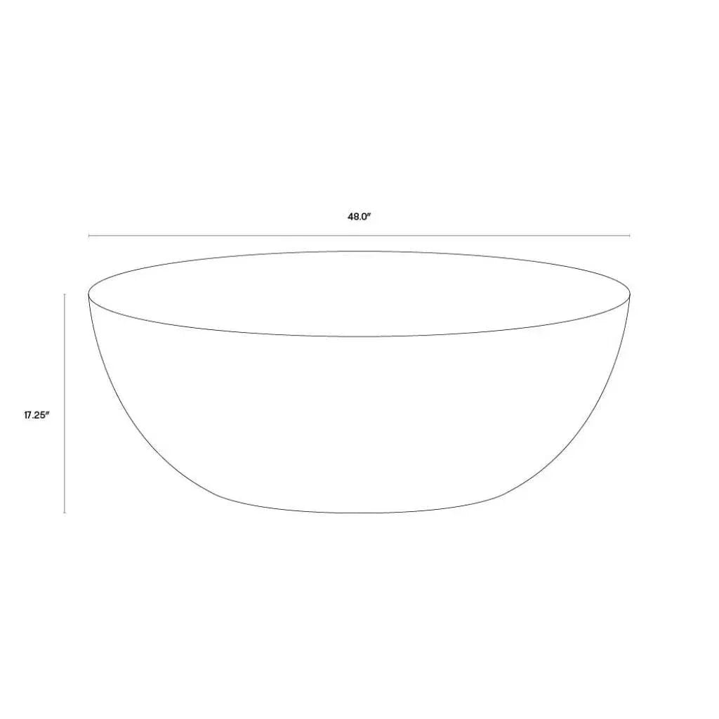 Kinsley Wooden Hand Round Coffee Table - LOOMLAN - SUNPAN - Coffee Tables