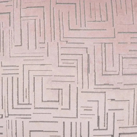 Klint Rose Geometric Blush Large Throw Pillow Insert - LOOMLAN - D.V. Kap - Throw Pillows