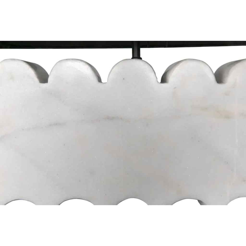 Darth White Marble Base Table Lamp