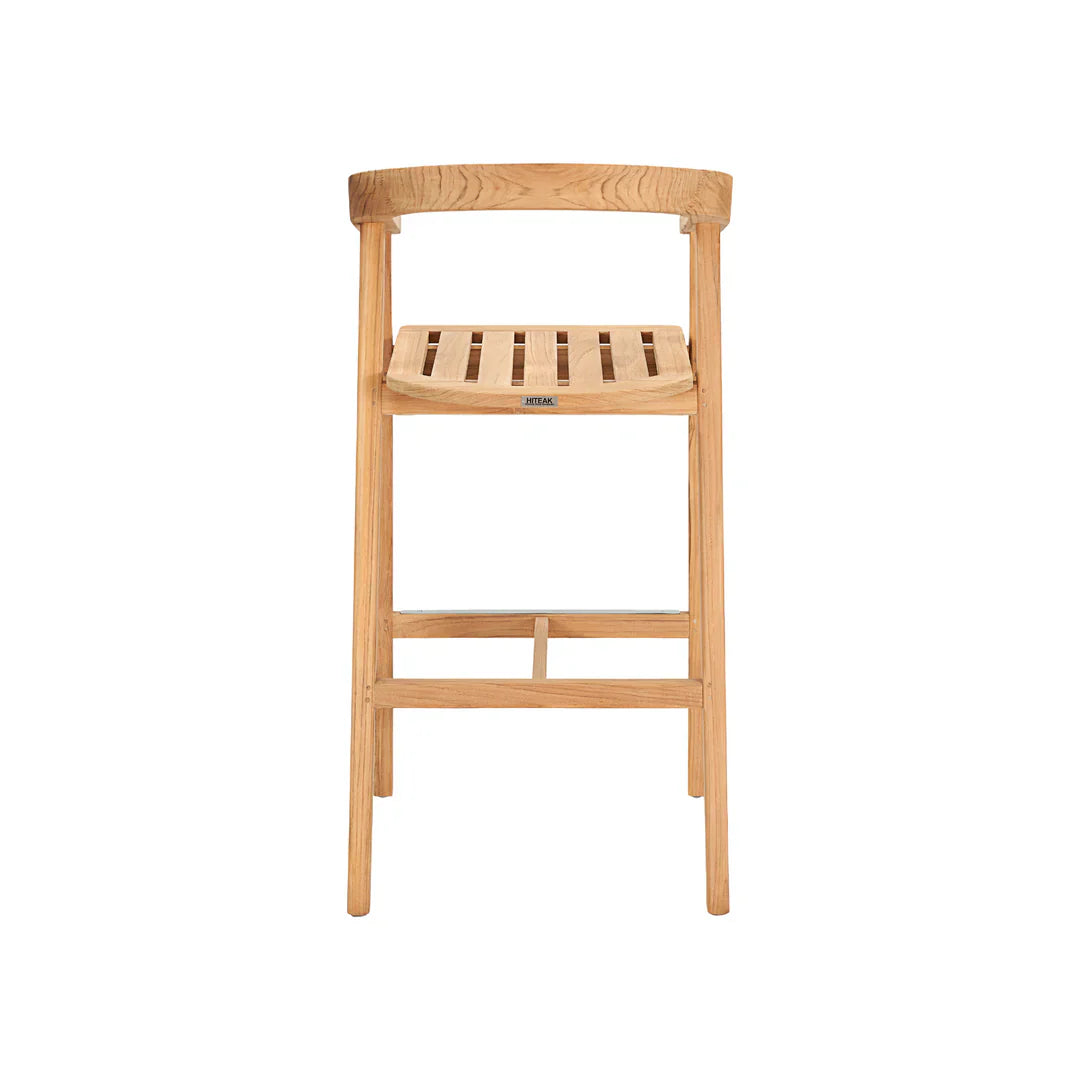 La Costa Teak Patio Square Bar Dining Set 3PC