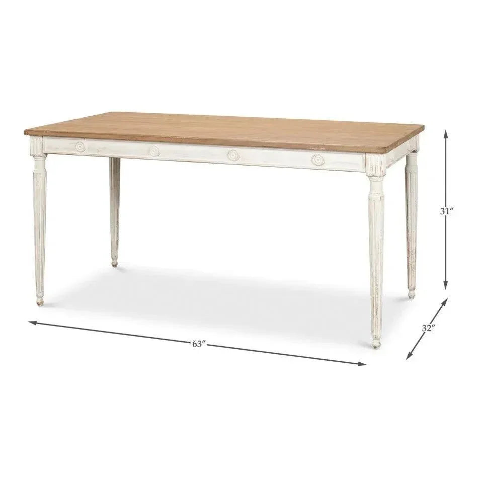Lady's Dining Table-Dining Tables-Sarreid-LOOMLAN
