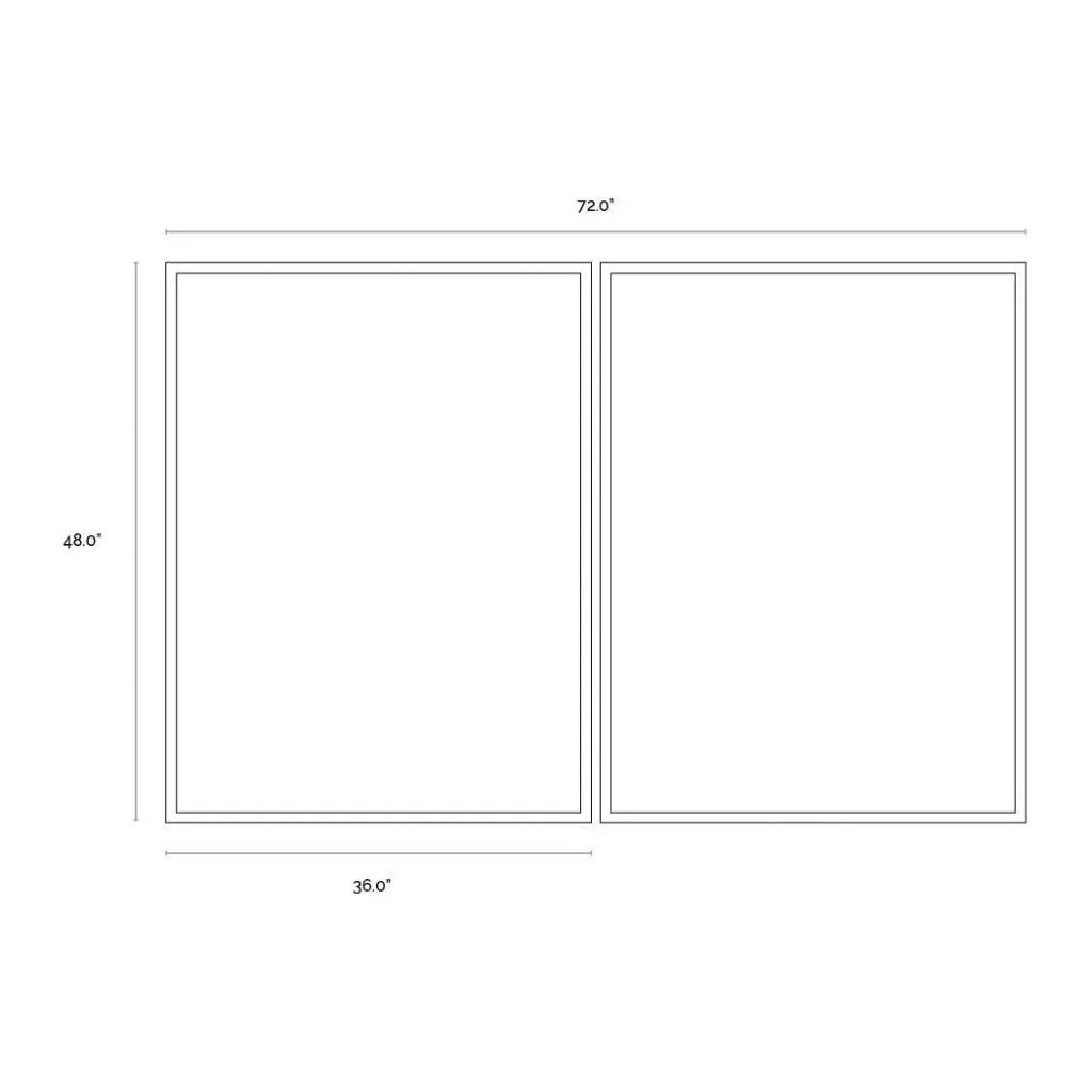 Lakeside Views 2PC Hand - Painted Wall Art - LOOMLAN - SUNPAN - Canvas Art