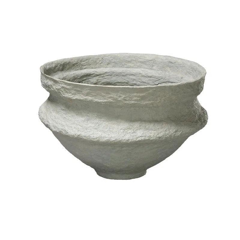 Landscape Cotton Mache Round Bowl